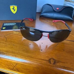 Ray-Ban Black Scuderia Ferrari RB4302M Sunglasses